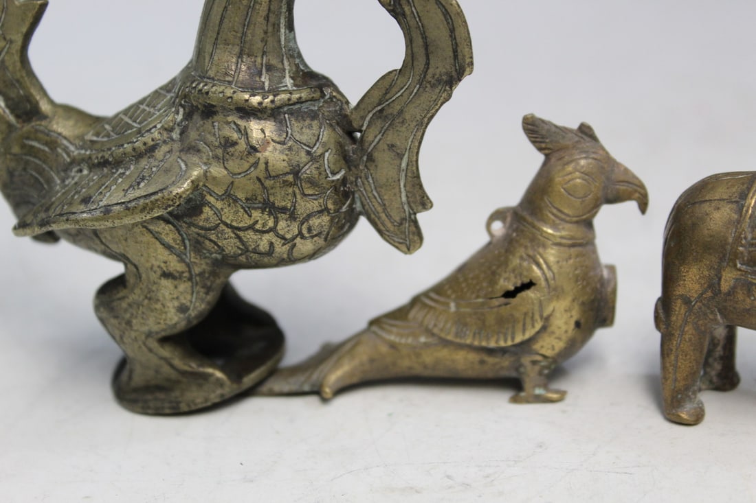 Three Indian Brass Weights - 3