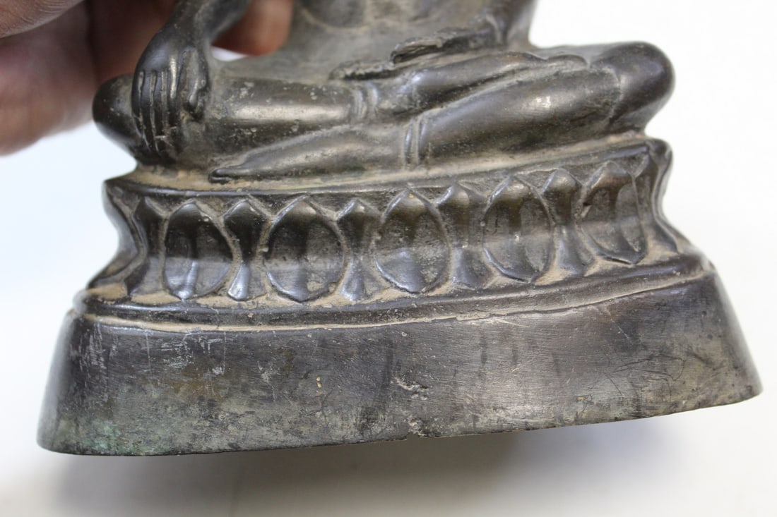 Thai Bronze Buddha Statue - 5