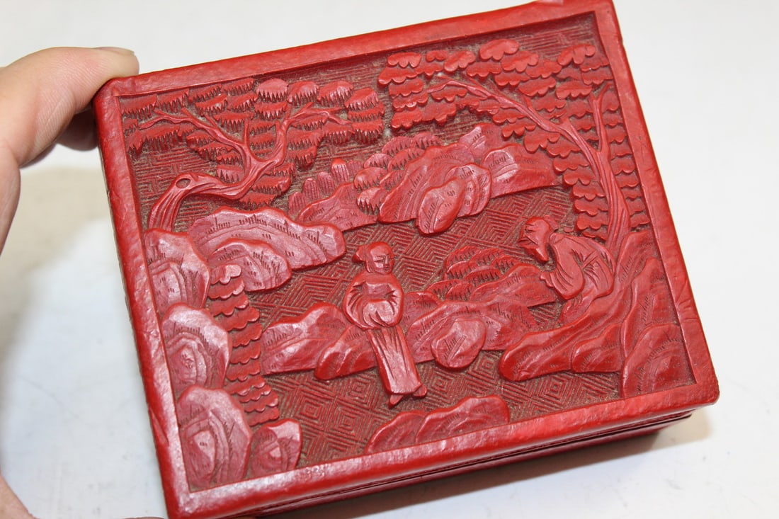 Chinese Cinnabar Box - 2