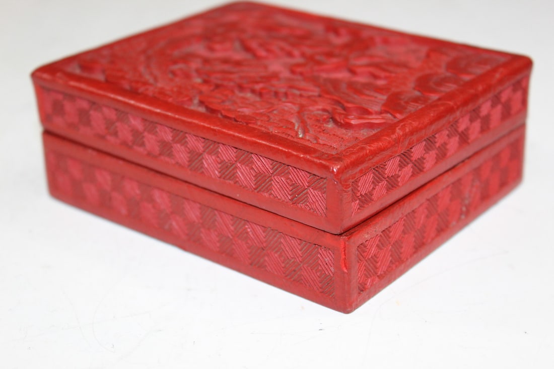 Chinese Cinnabar Box - 5