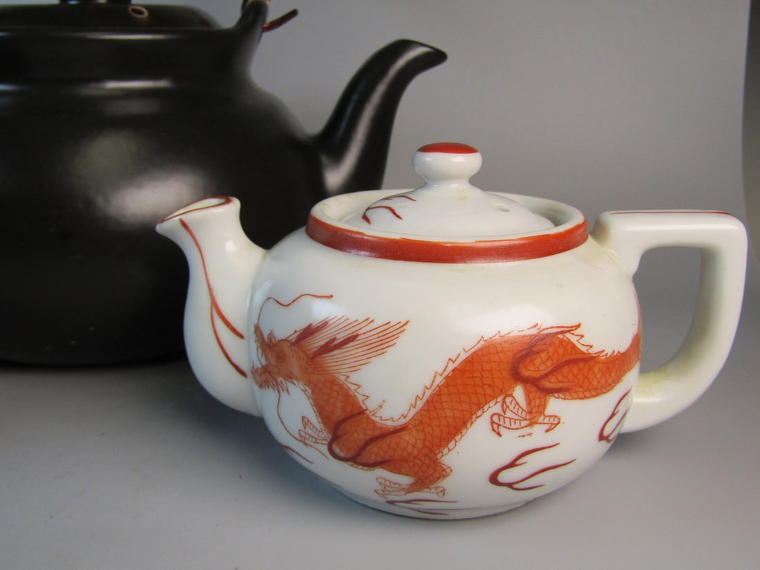 Three Asian Teapots - 2