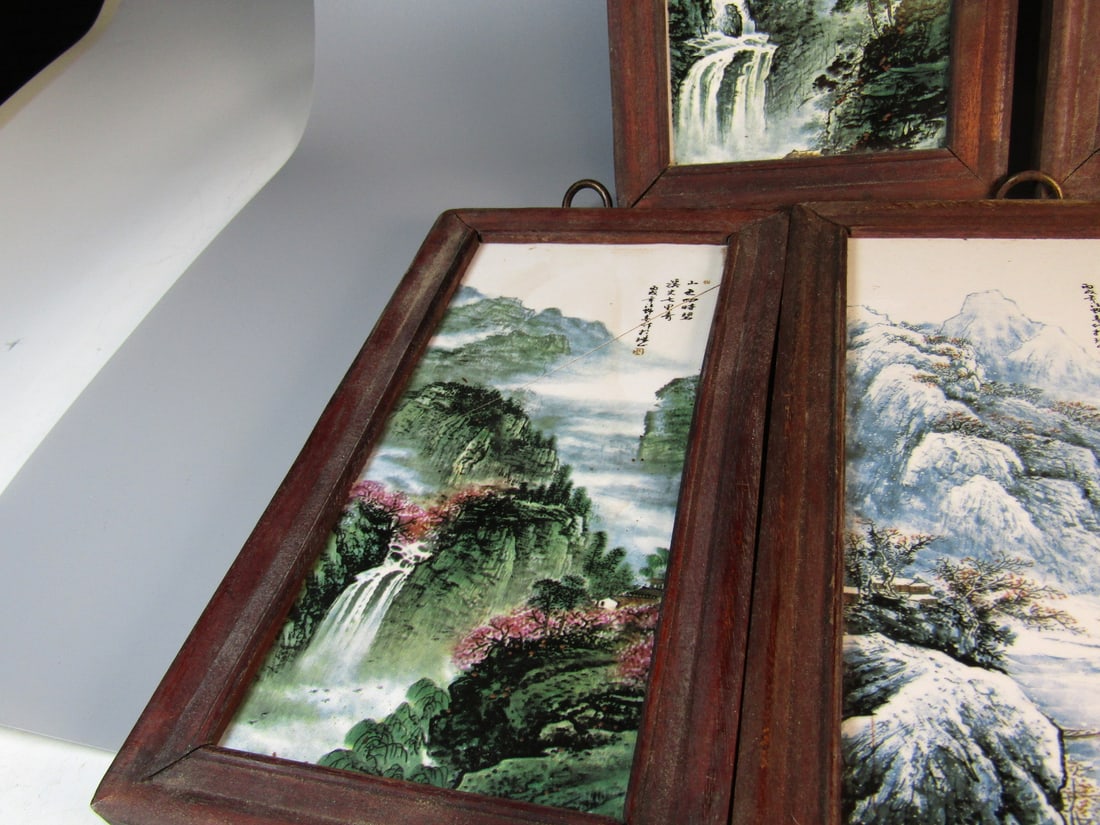 Five Chinese Wall Panels - 2