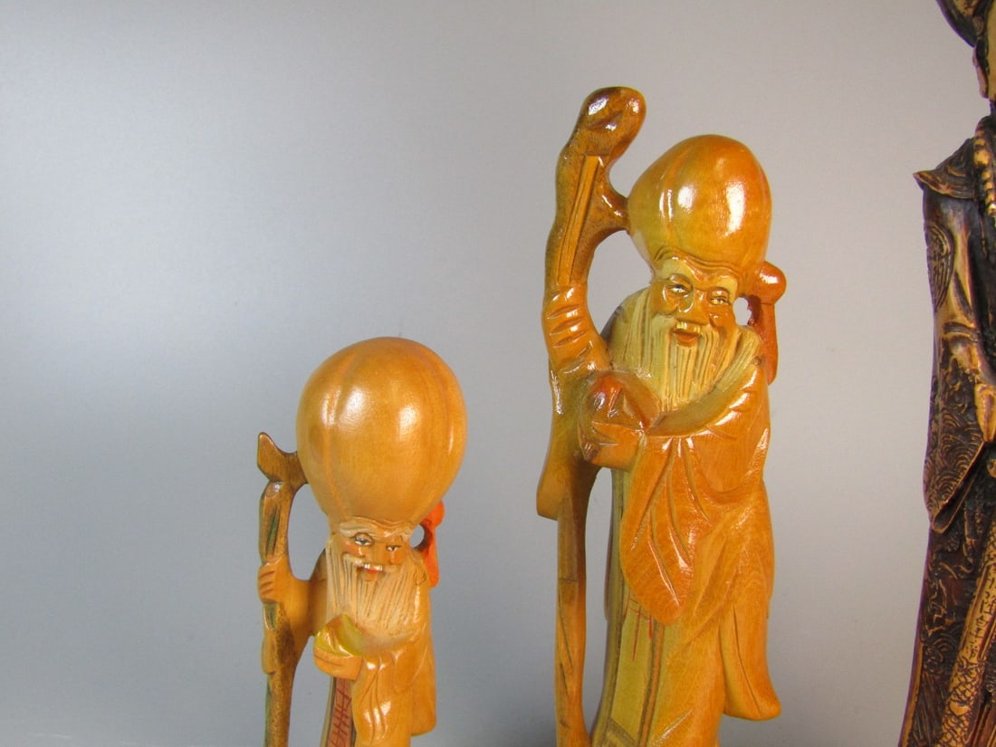 Three Chinese Figures - 2