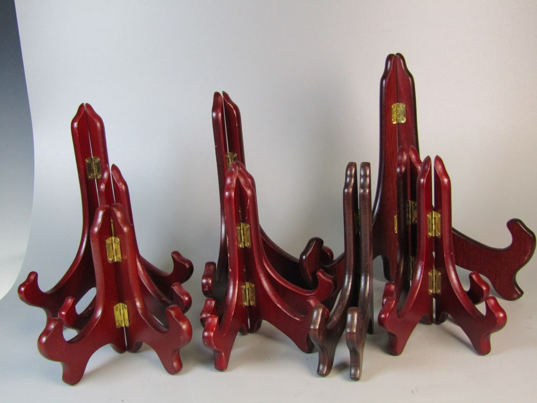 Ten Wood Plate Holders (1 of 4)