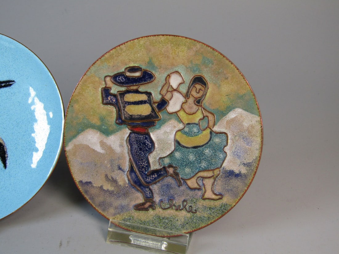 Two Enamel Dishes - 2