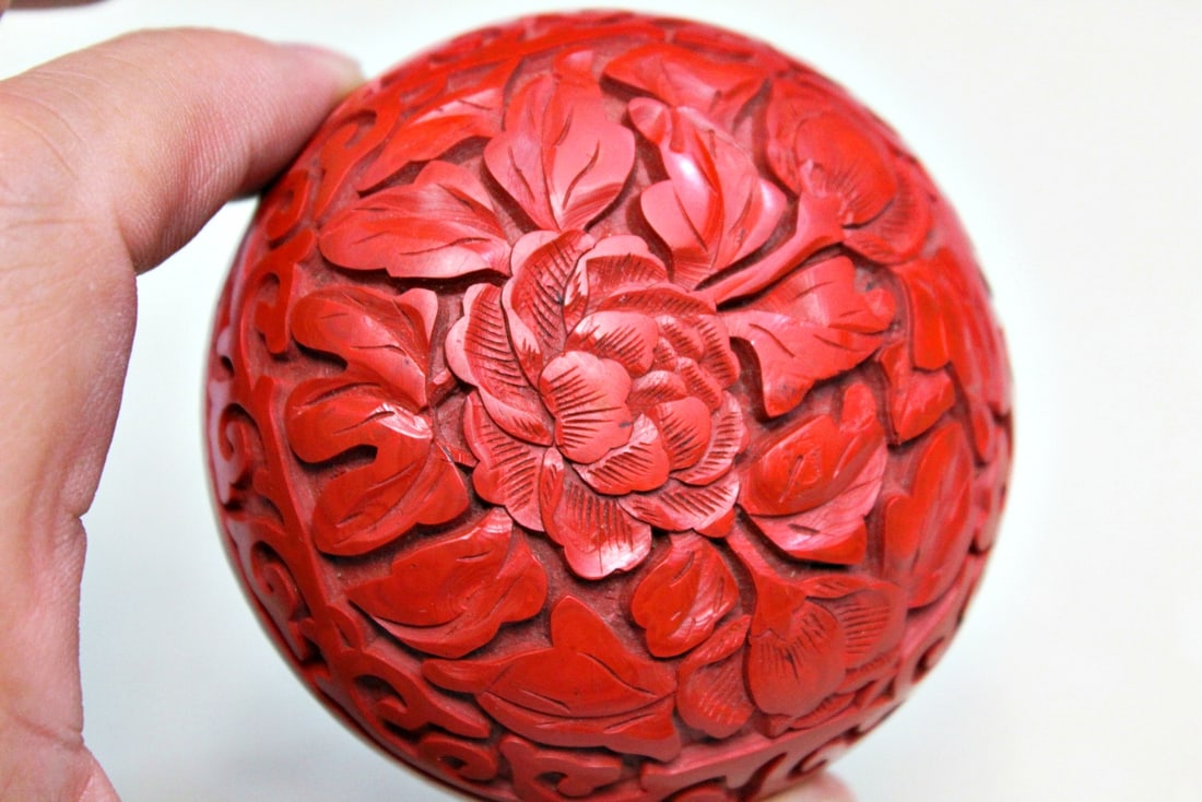 Chinese Cinnabar Box - 2