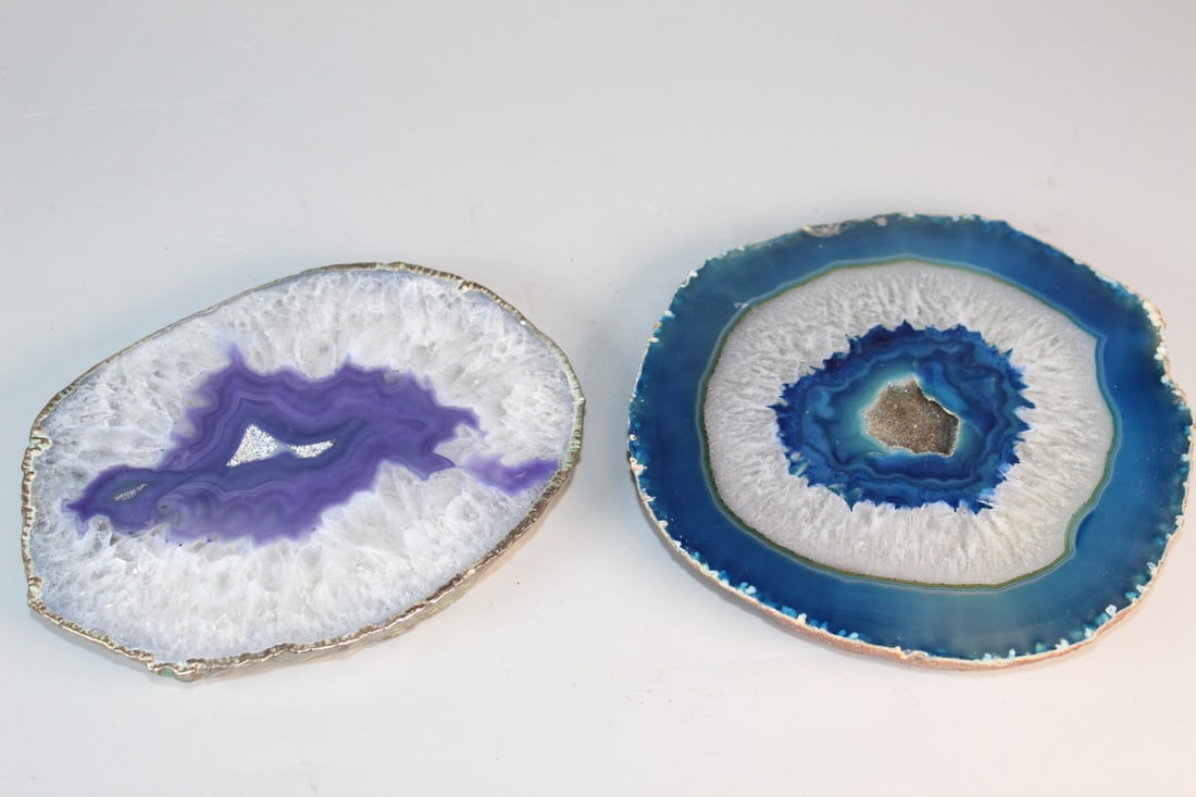 Two Geo Stone Trivets (1 of 9)