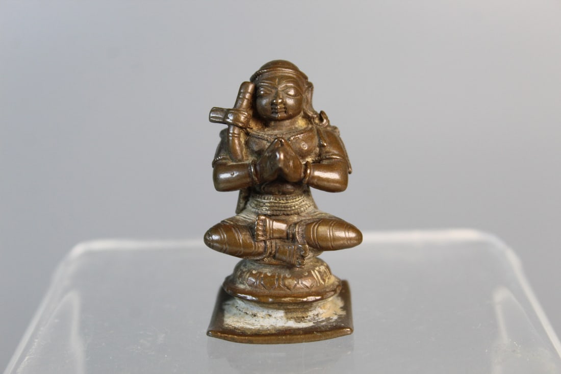 Indian Bronze Statue of the Philosopher Ramanujacharya (1 of 5)