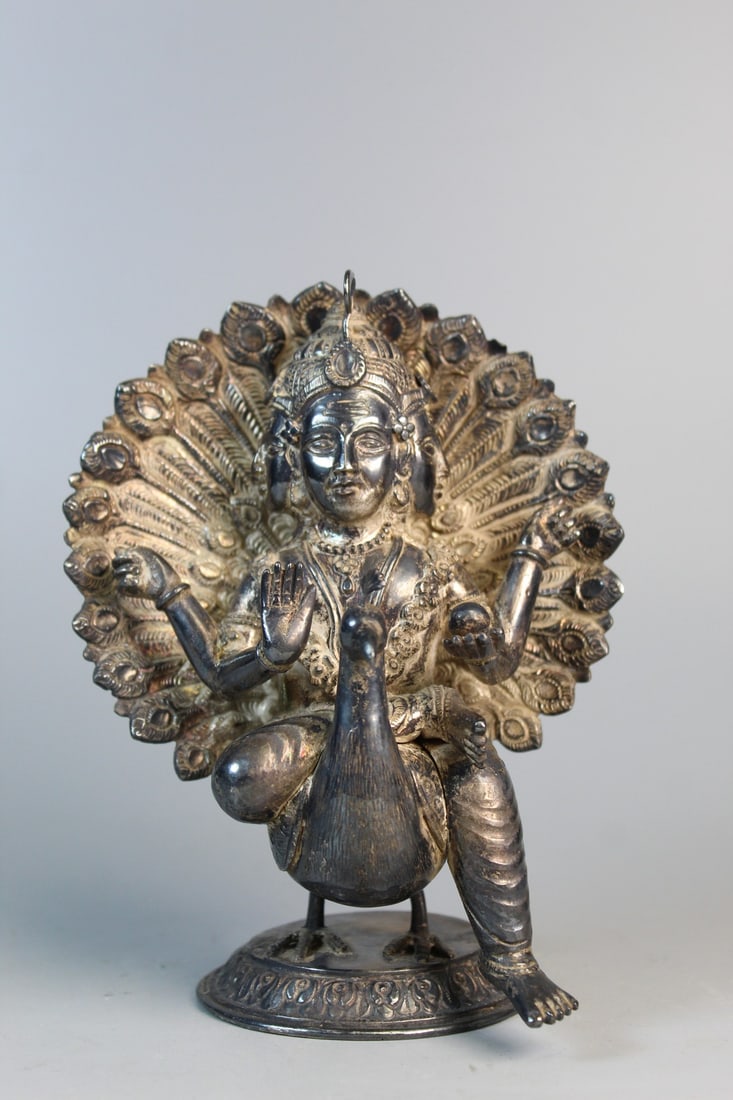 Thai Silver Garuda Statue (1 of 9)
