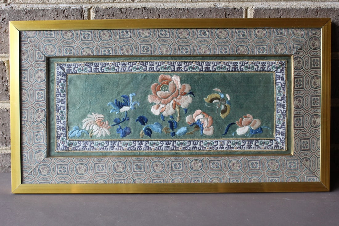 Chinese Silk Embroidery Panel (1 of 5)