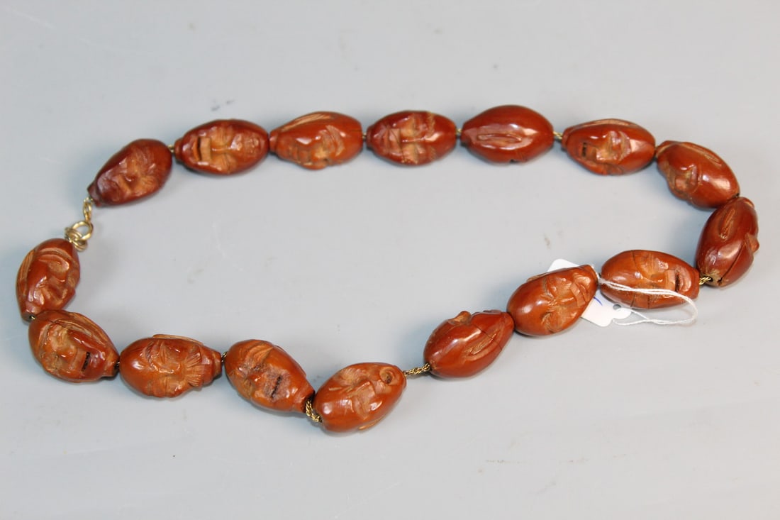 Chinese Caved Nuts Necklace (1 of 5)