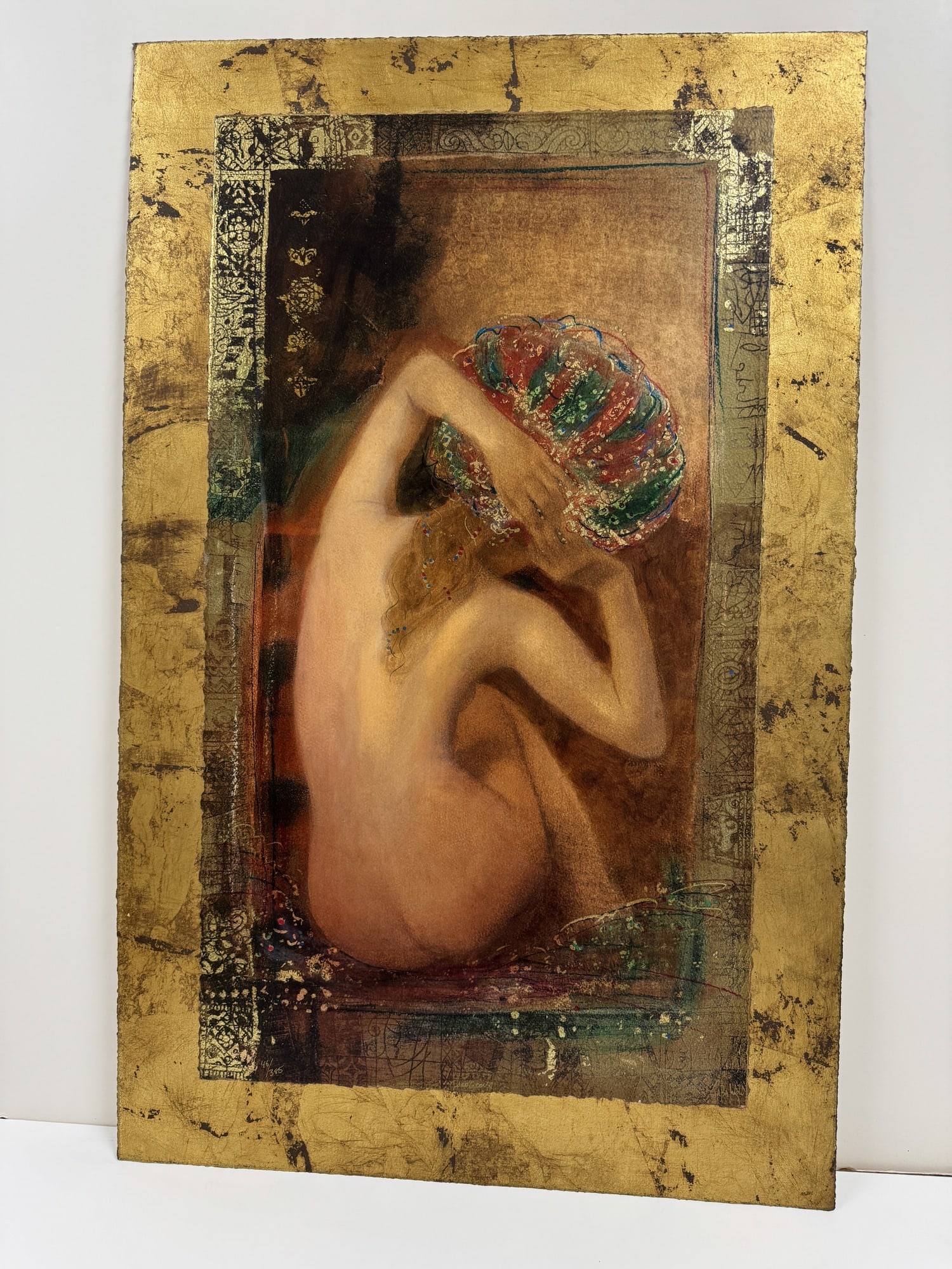 Csaba Markus "Caroleena" signed limited edition serigraph: Csaba Markus "Caroleena" signed limited edition serigraph. Unframed size 23" x 36.375", will need to be shipped flat