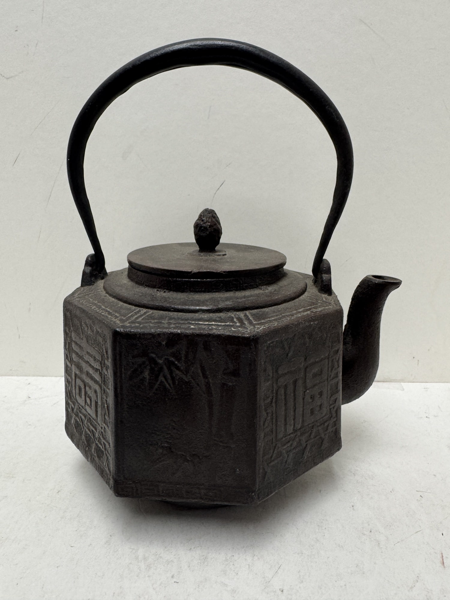 Japanese iron tea pot (1 of 4)