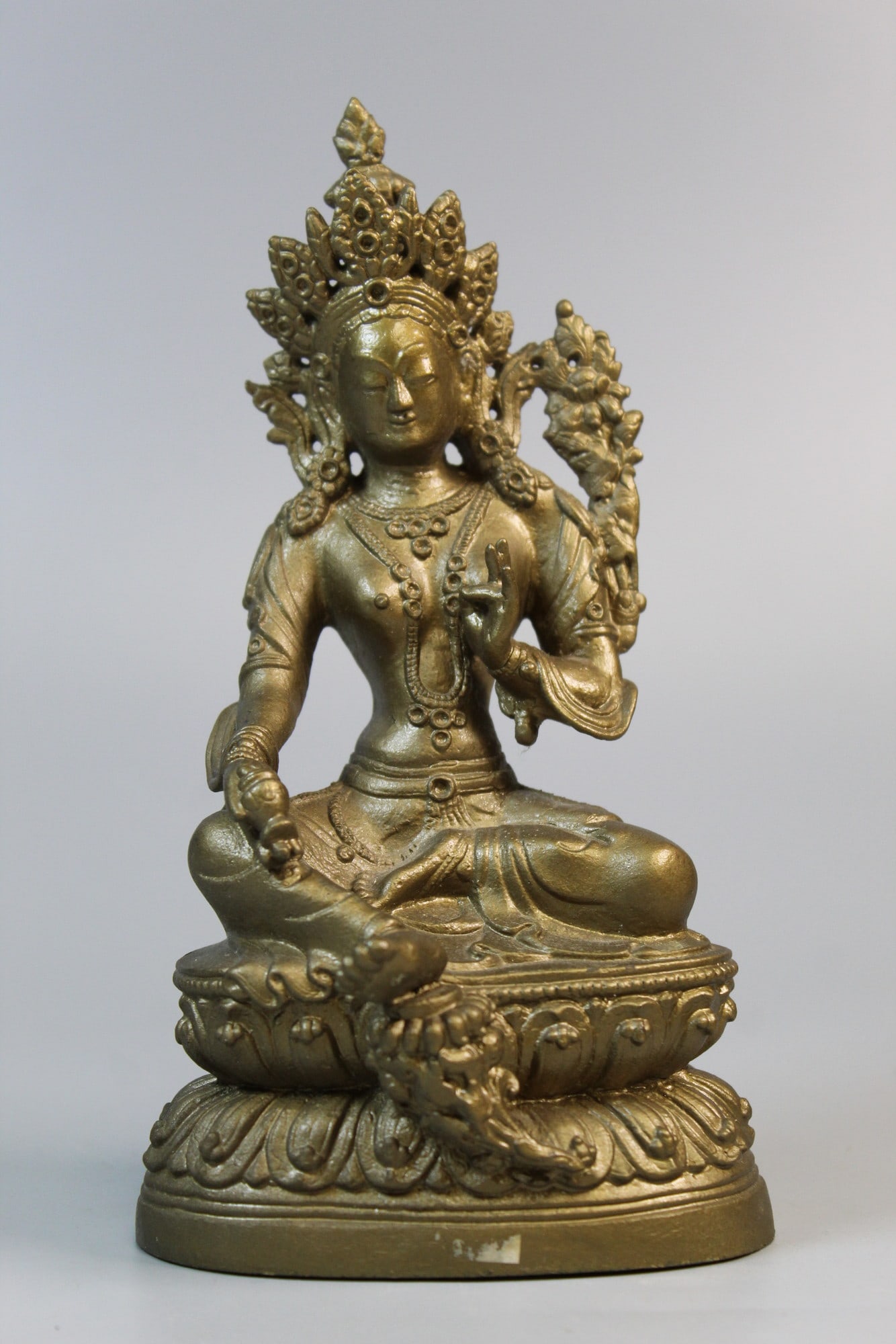 Tibetan Bronze Buddha Statue (1 of 8)