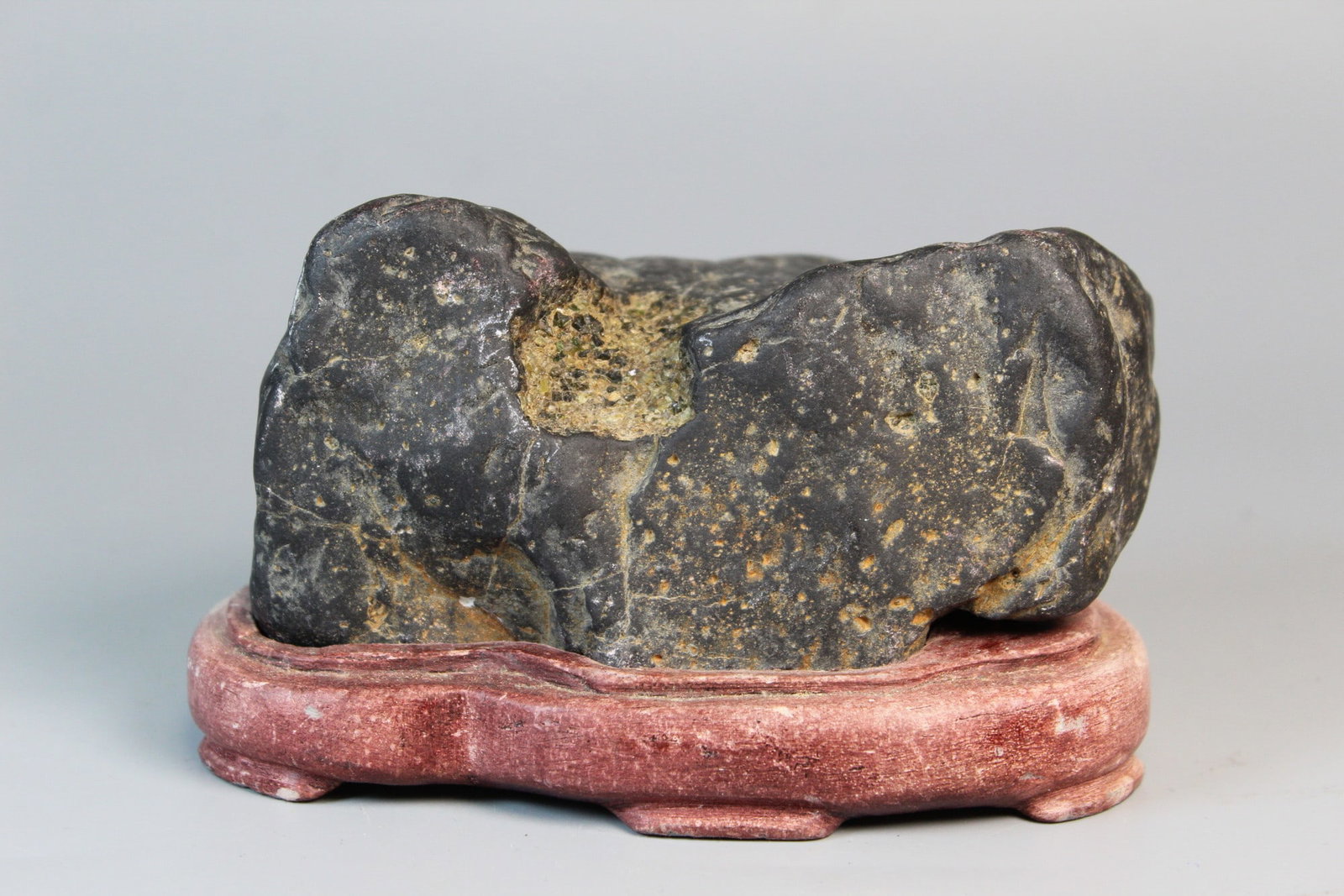 Chinese Scholar's Rock on Wood Stand (1 of 4)