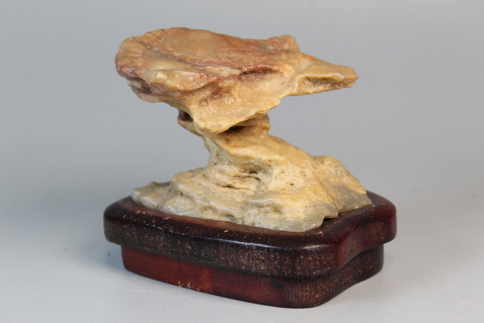 Chinese Scholar's Rock on Wood Stand (1 of 6)