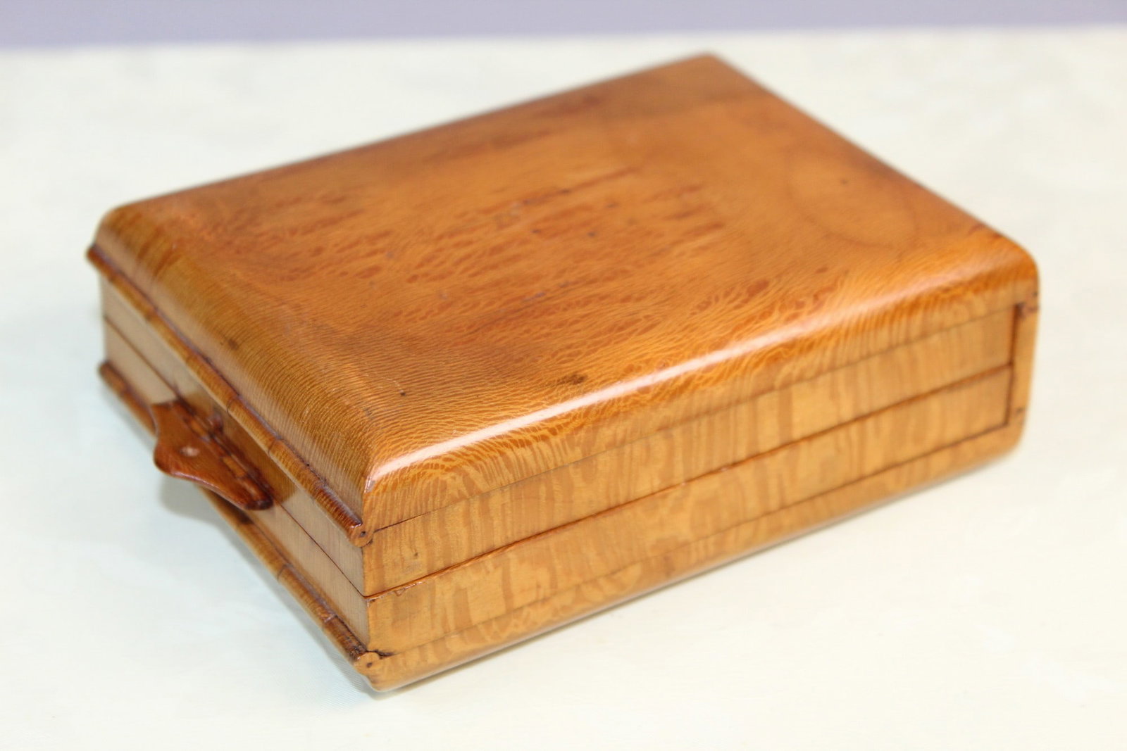 Antique Wood Cigarette Box (1 of 5)