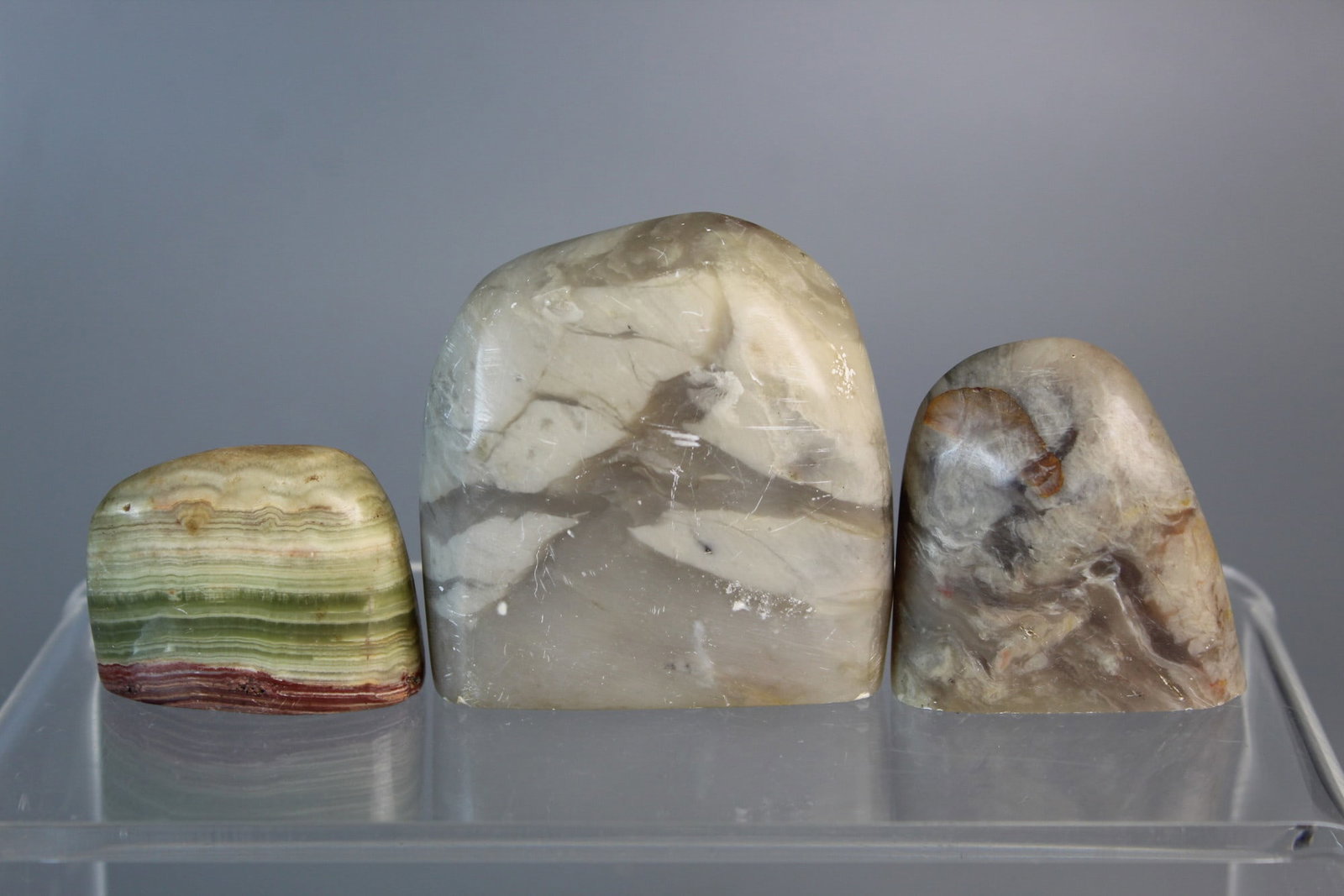 Three Chinese Soapstone Seals. (1 of 3)