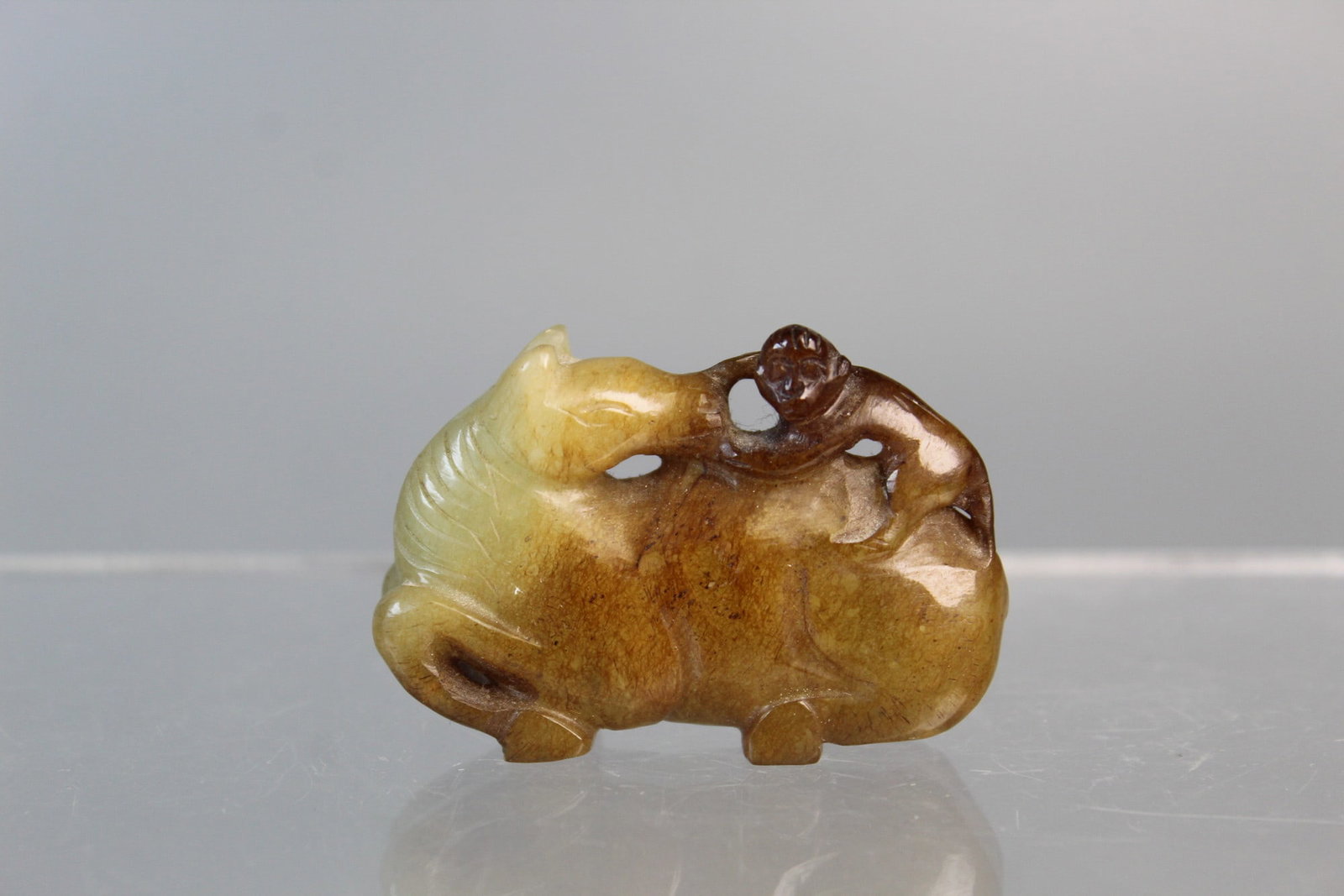 Chinese Carved Jade Monkey and a Horse (1 of 5)