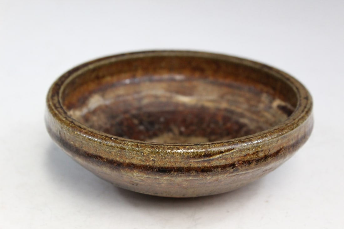 Chinese Brown Glaze Pottery Bowl (1 of 7)