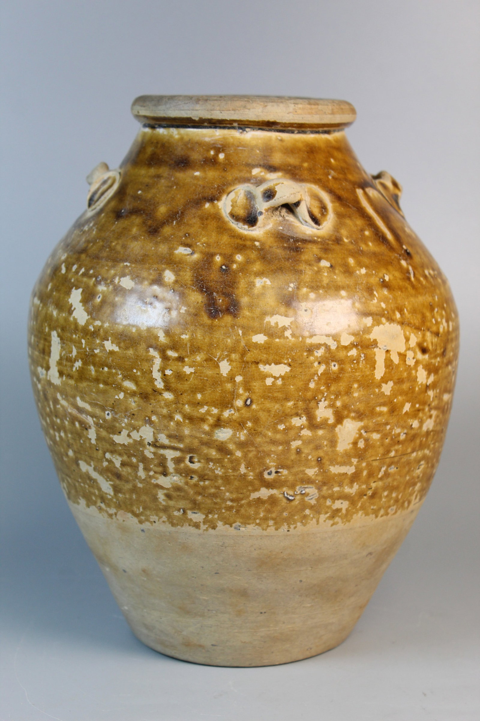 Chinese Brown Glazed Pottery Jar (1 of 9)