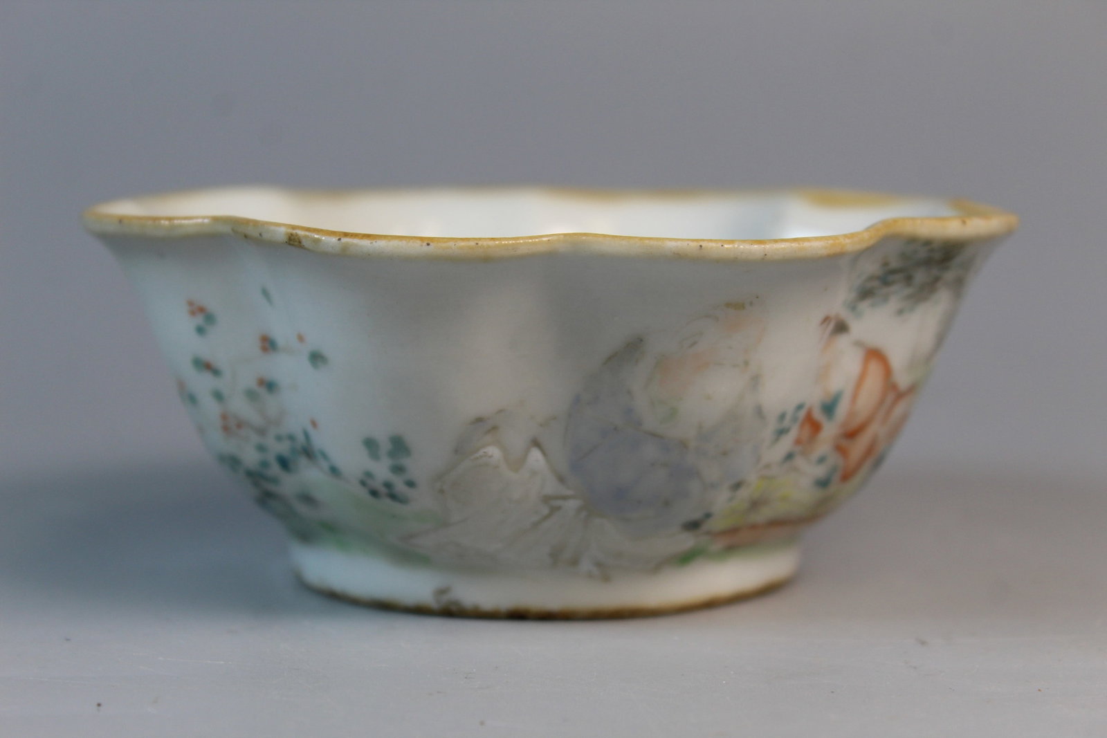 Chinese Famille Rose Porcelain Bowl: Chinese Famille Rose Porcelain Bowl. Diam 5.25".