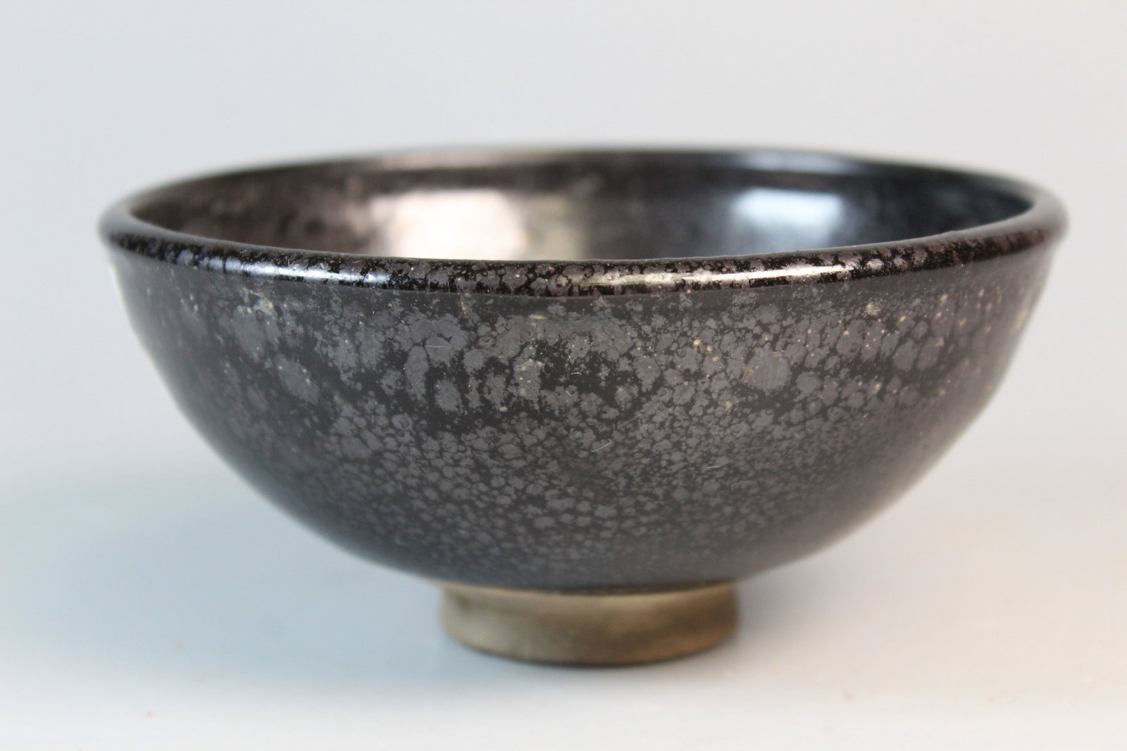 Chinese Oil Spot on Black Glaze Pottery Bowl (1 of 8)