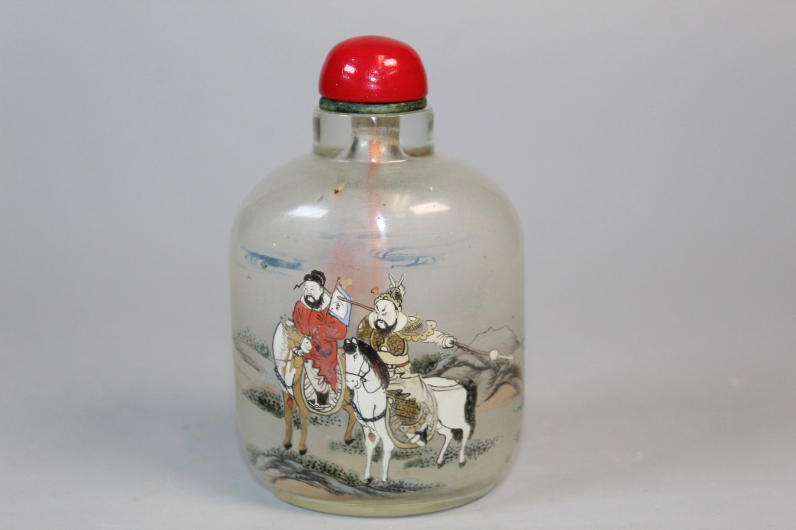 Large Chinese Inner Painting Glass Snuff Bottle (1 of 4)