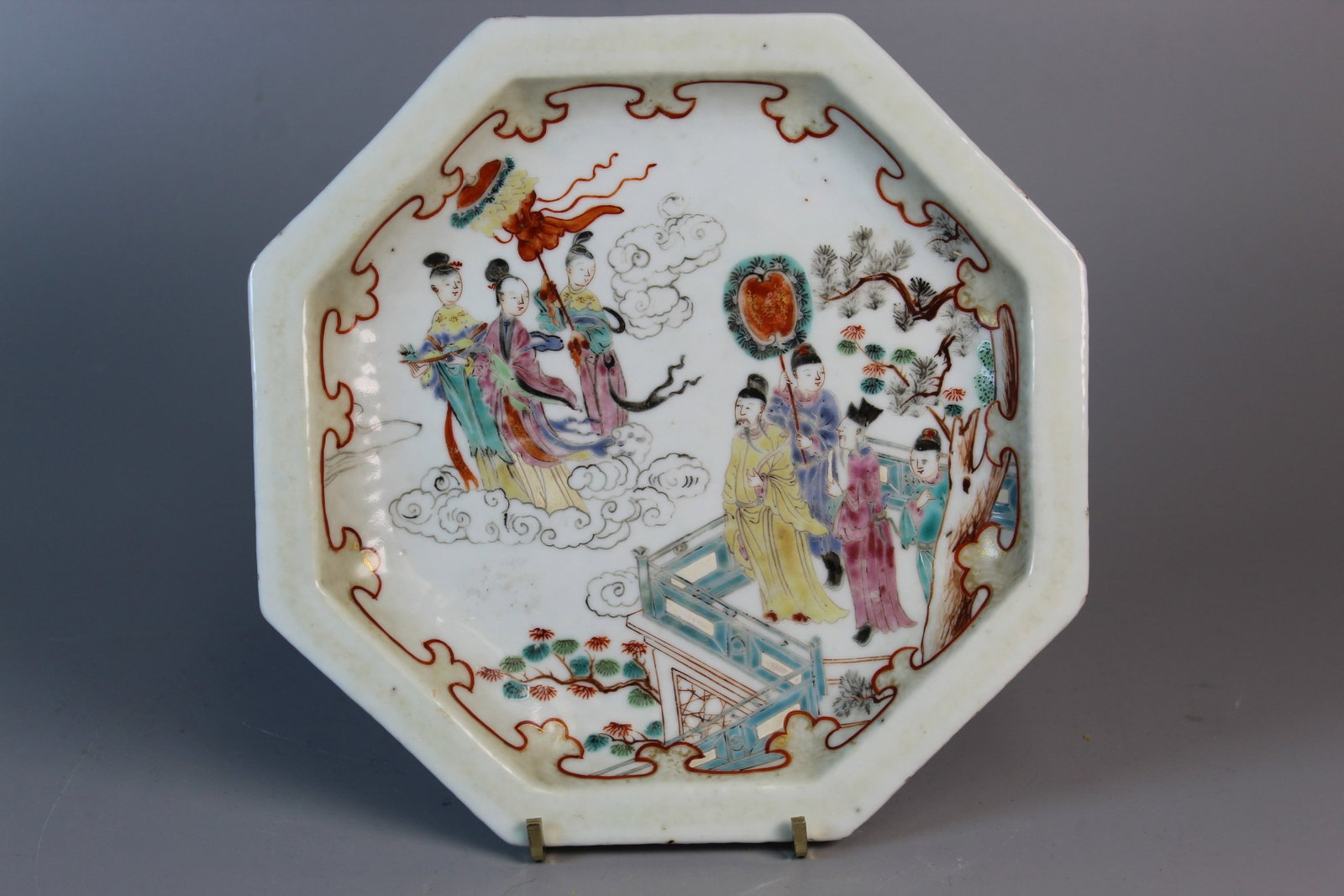 Chinese Famille Rose Porcelain Dish (1 of 6)