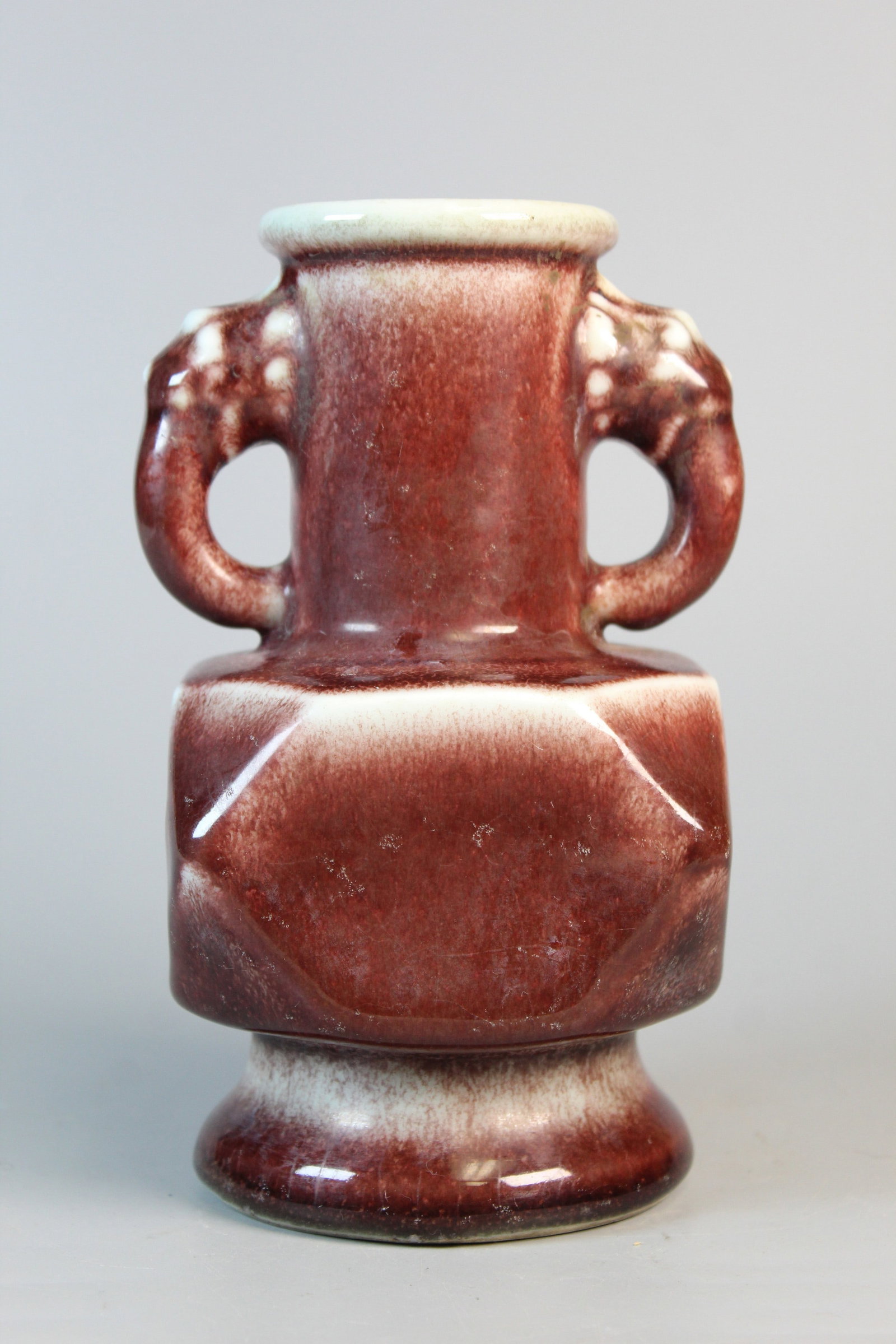 Chinese Langyao Red Glazed Porcelain Vase (1 of 9)