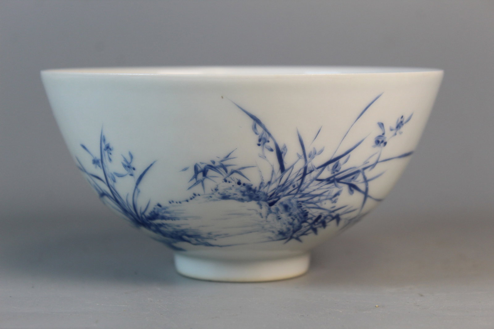 Chinese Blue Enamel Porcelain Bowl (1 of 6)