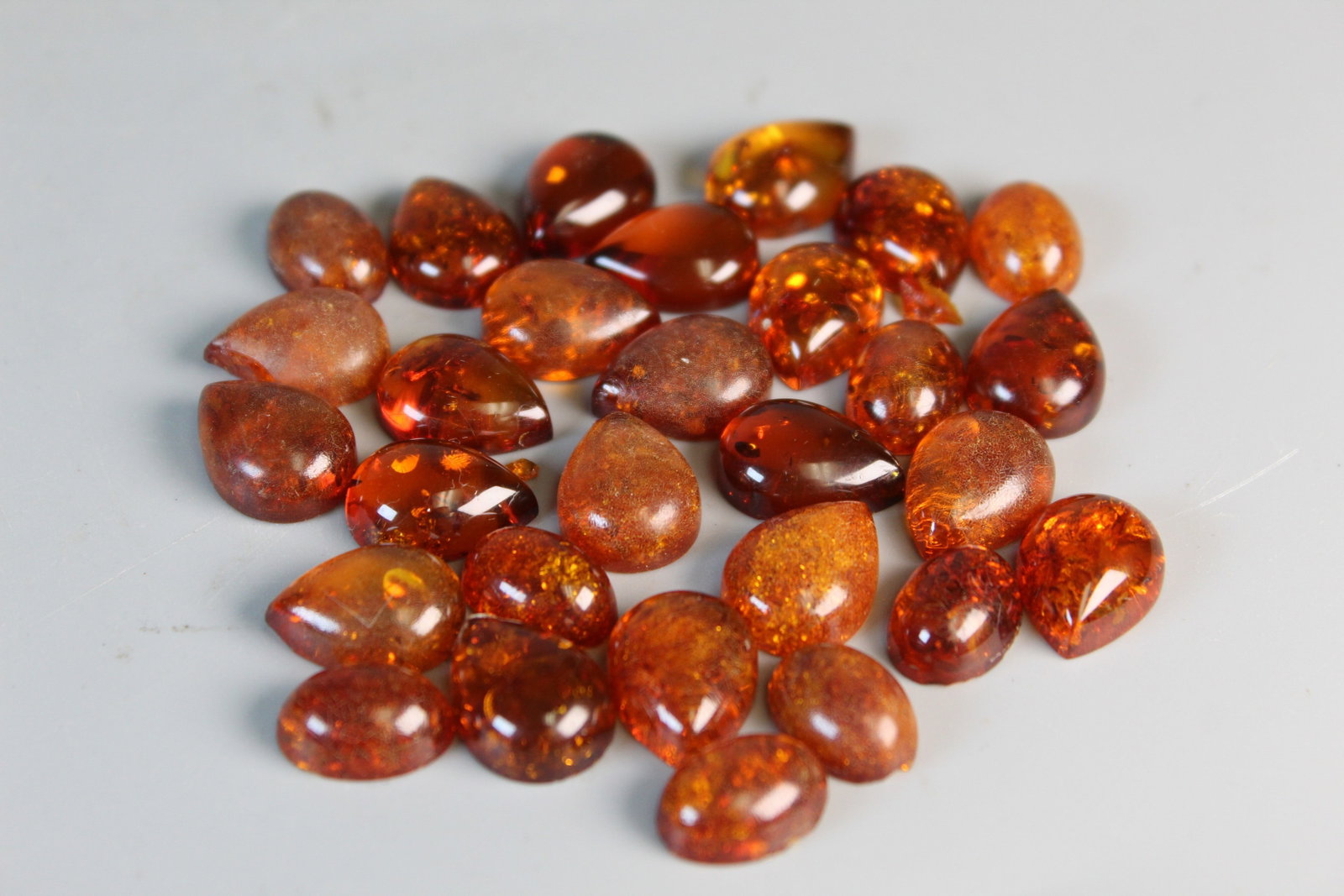 A Group of Amber Cabochons (1 of 5)
