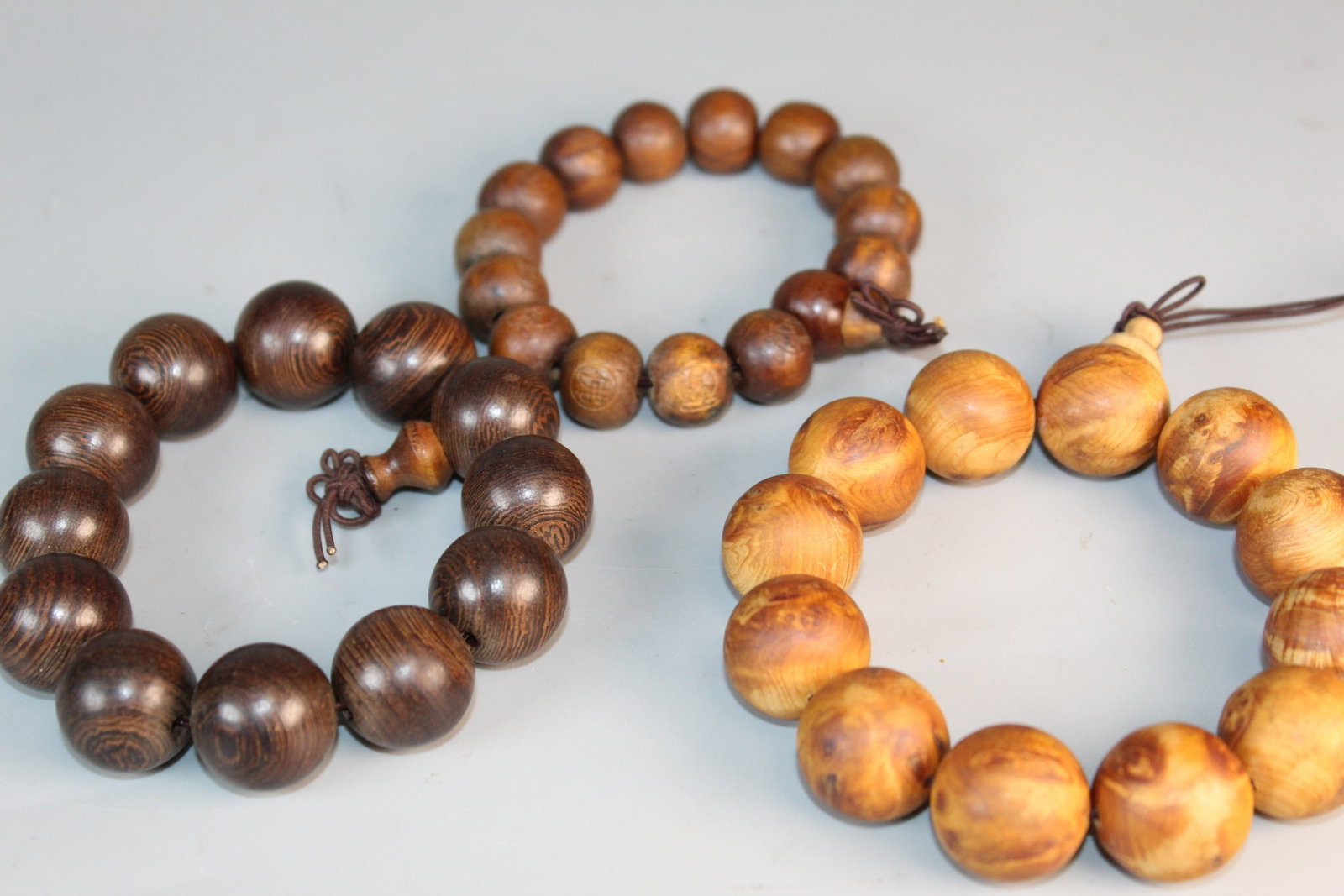 Three Chinese Wood Beads Bracelets (1 of 6)