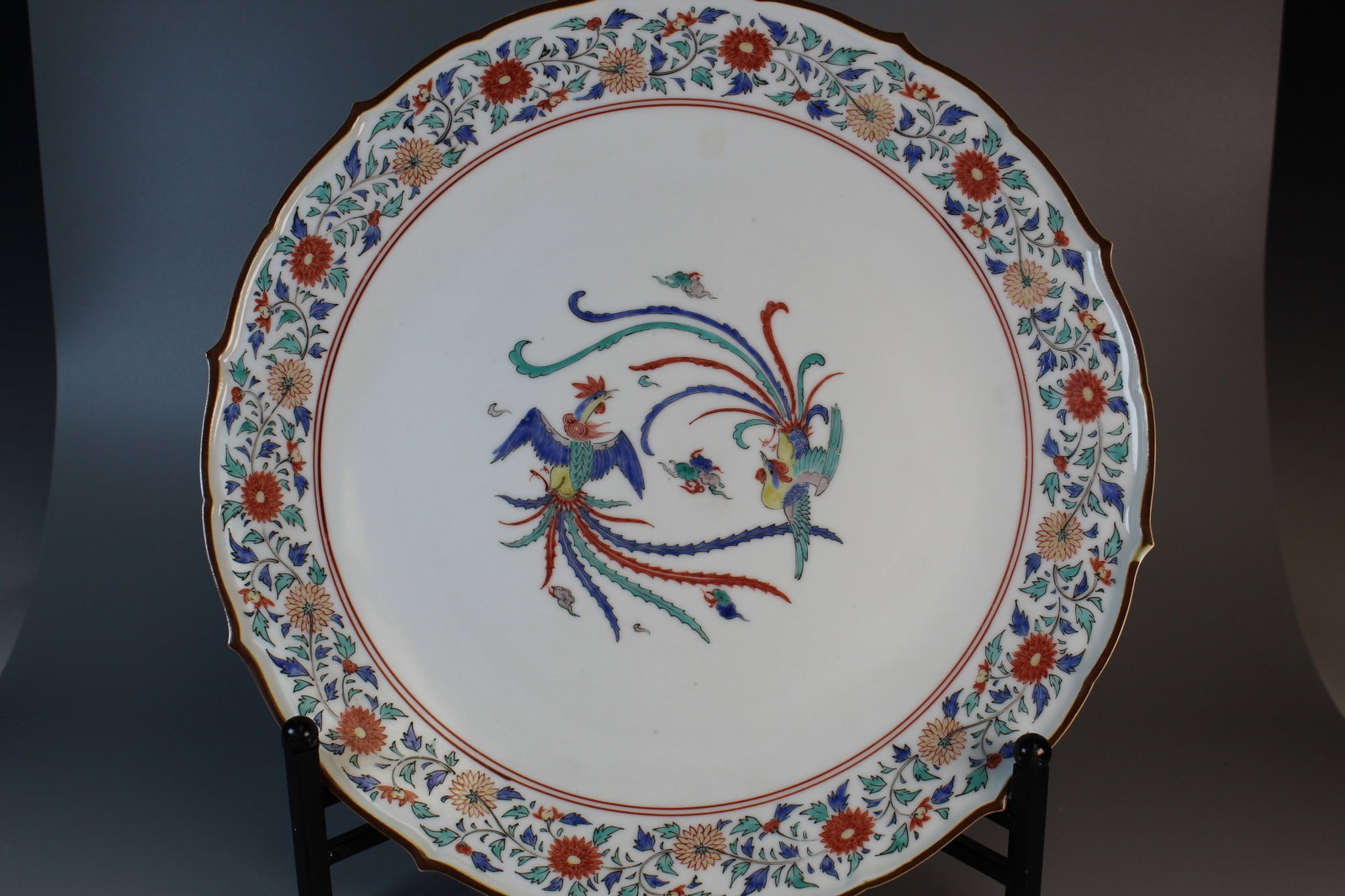 Japanese Arita Porcelain Charger (1 of 8)