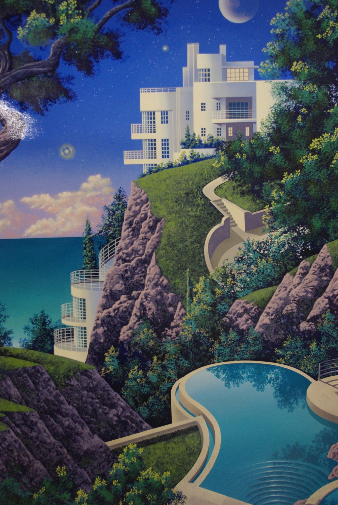 Jim Buckels "Venus Rising" signed limited edition serigraph on canvas (1 of 2)