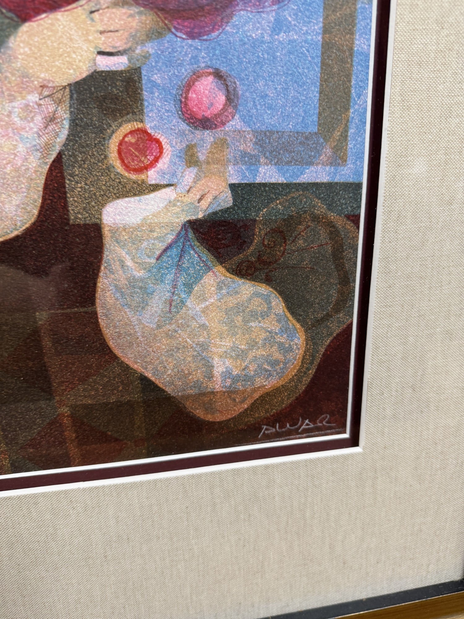 Sunol Alvar signed lithograph - 2