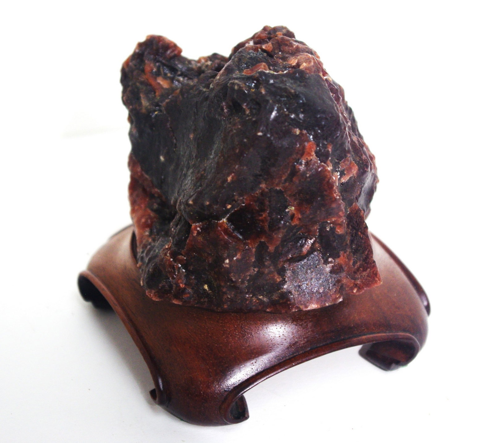 Painted Crystal Rough with Stand - 2