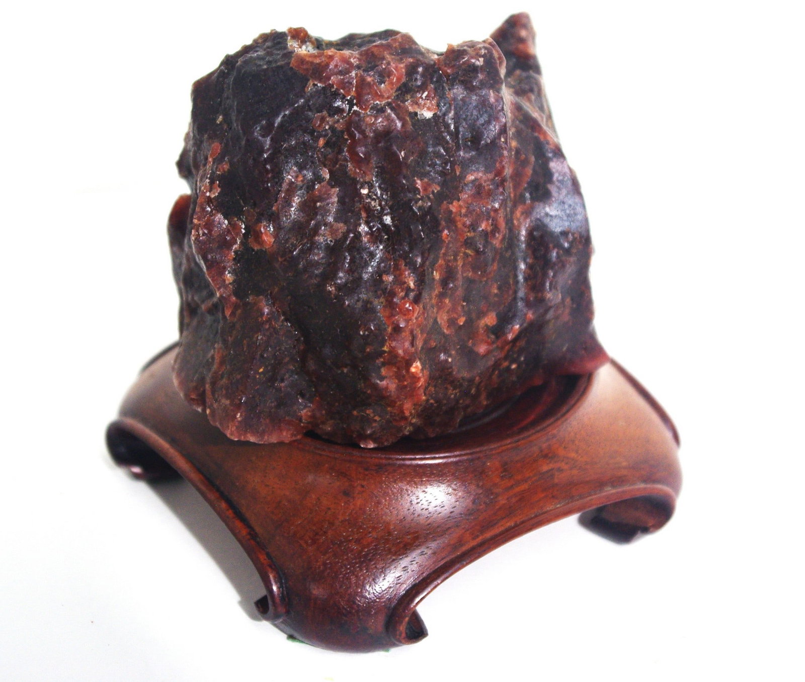 Painted Crystal Rough with Stand - 3