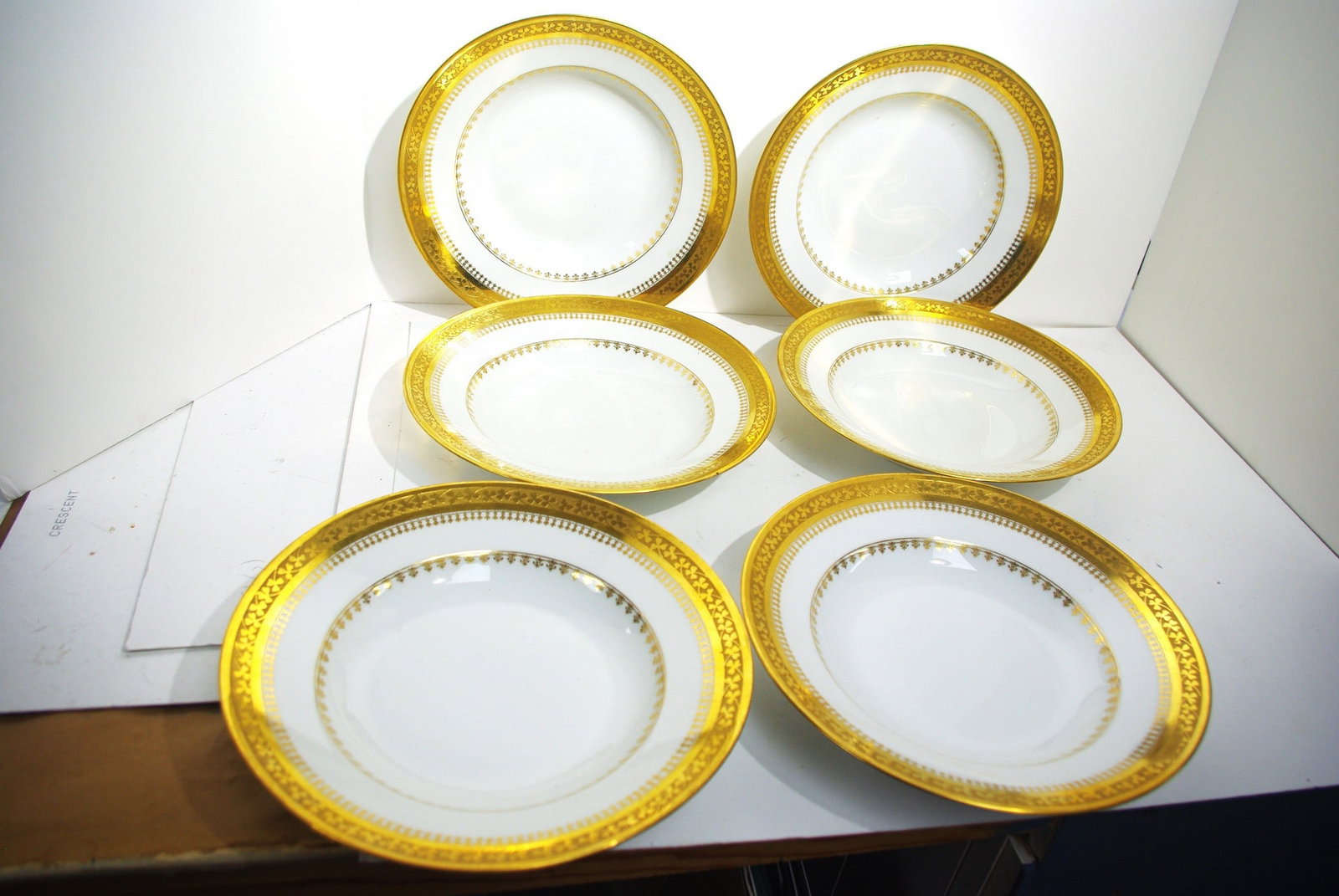 Set of Six Bernardaud and Limoges Higgins & Sitter New York Plates (1 of 7)
