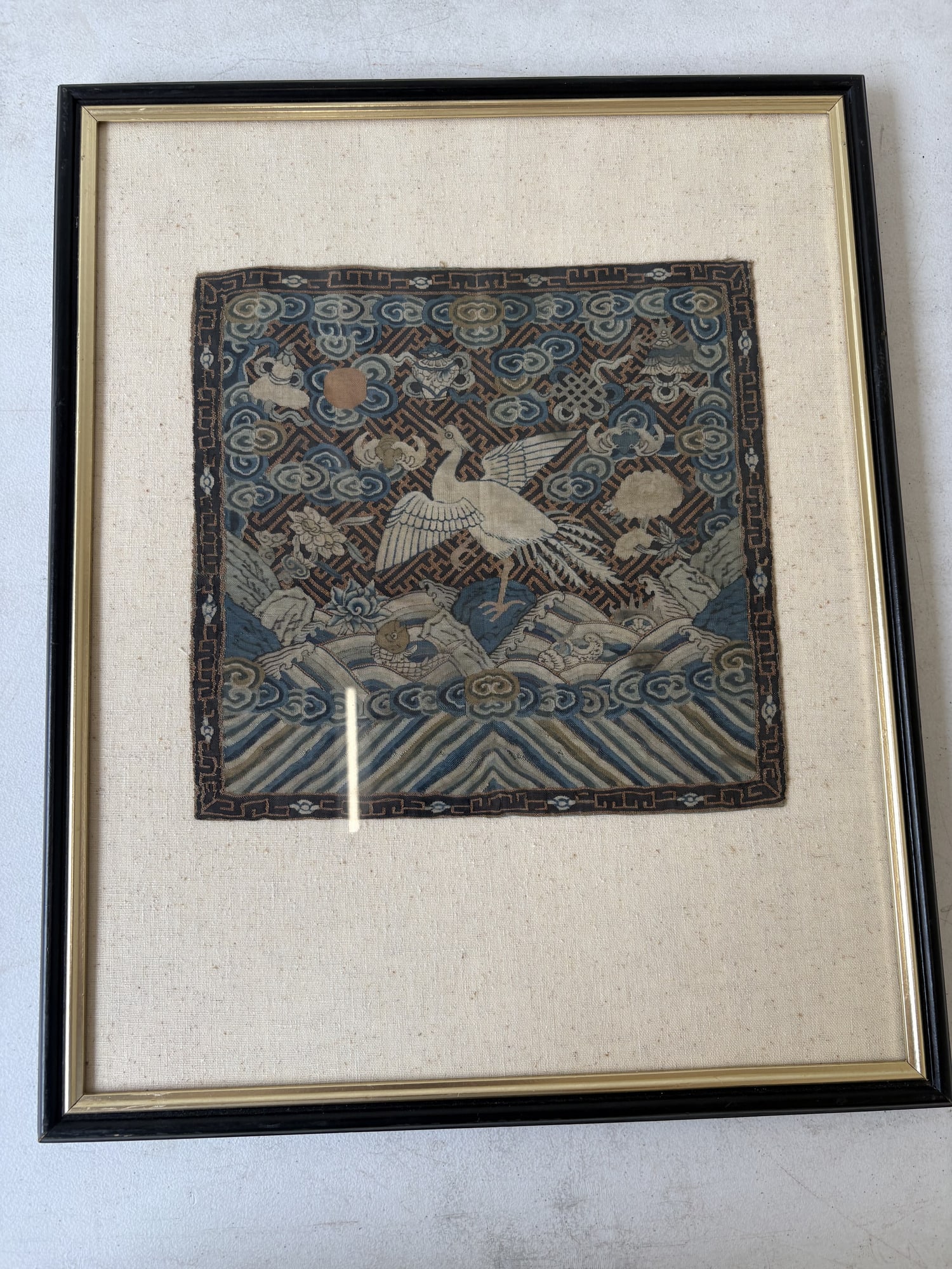 Chinese textile rank badge (1 of 4)