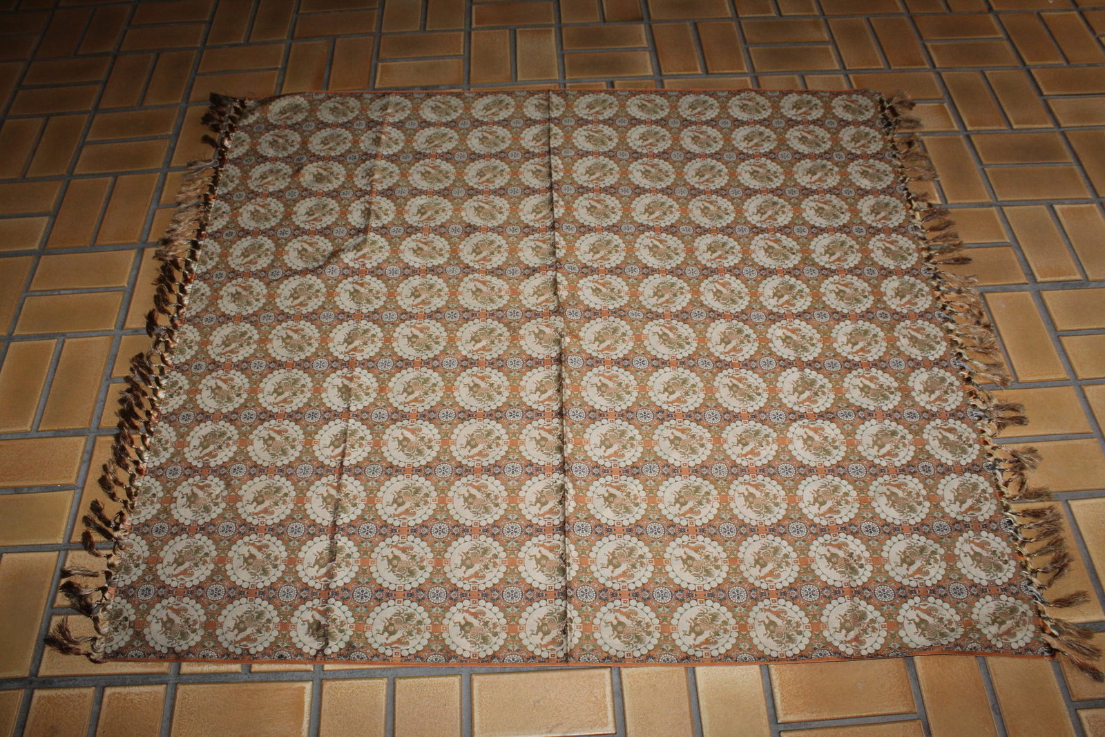 Japanese Brocade Silk Scarf (1 of 6)