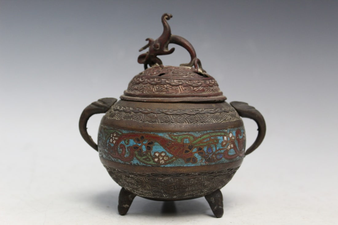 Japanese Brass Incense Burner (1 of 7)