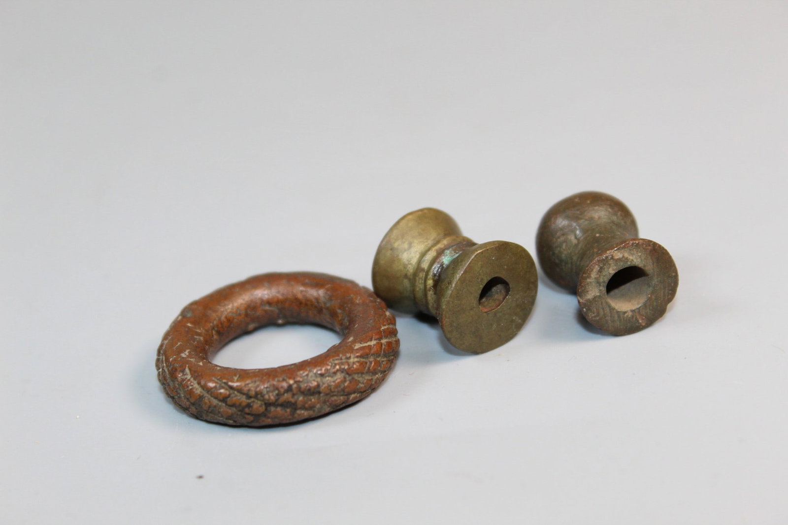 Three Bronze Beads - 4