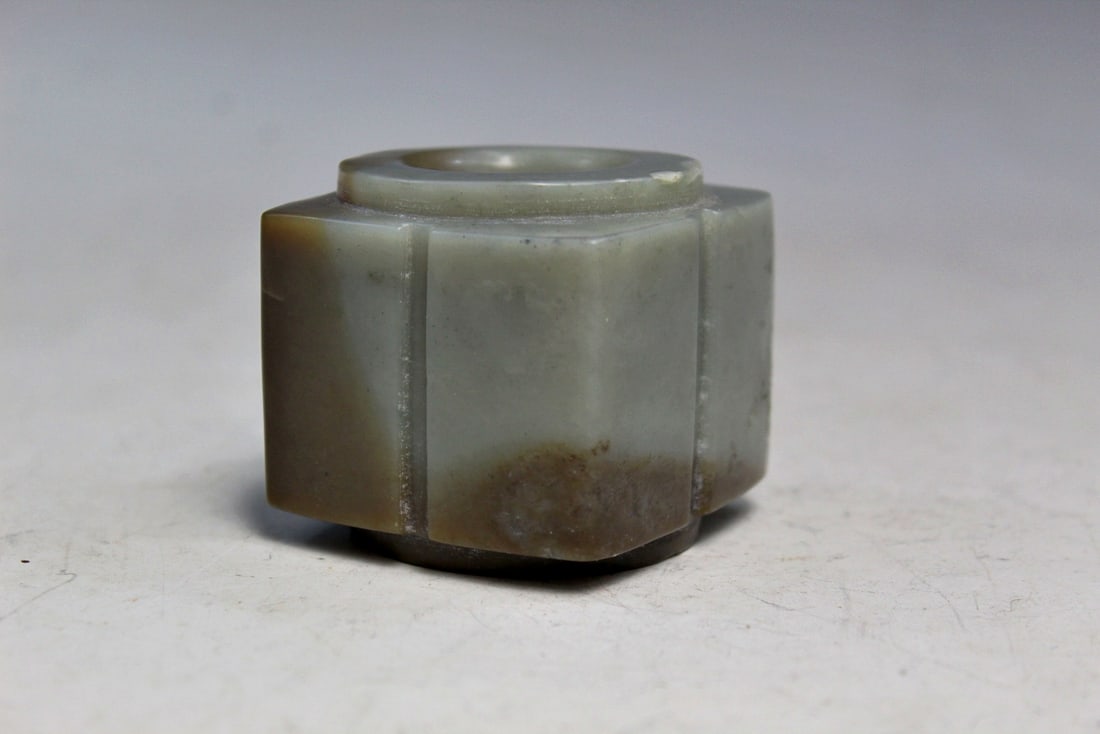 Chinese Carved Jade Cong (1 of 5)