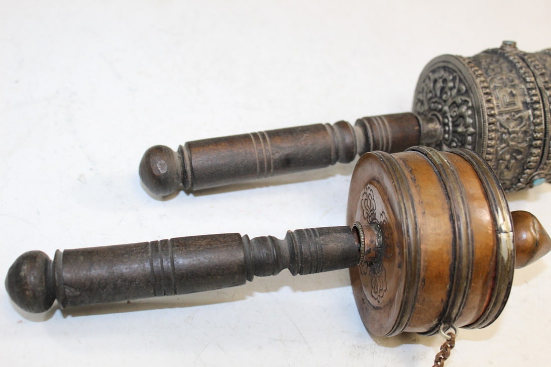 Two Tibetan Buddhist Wheels - 5