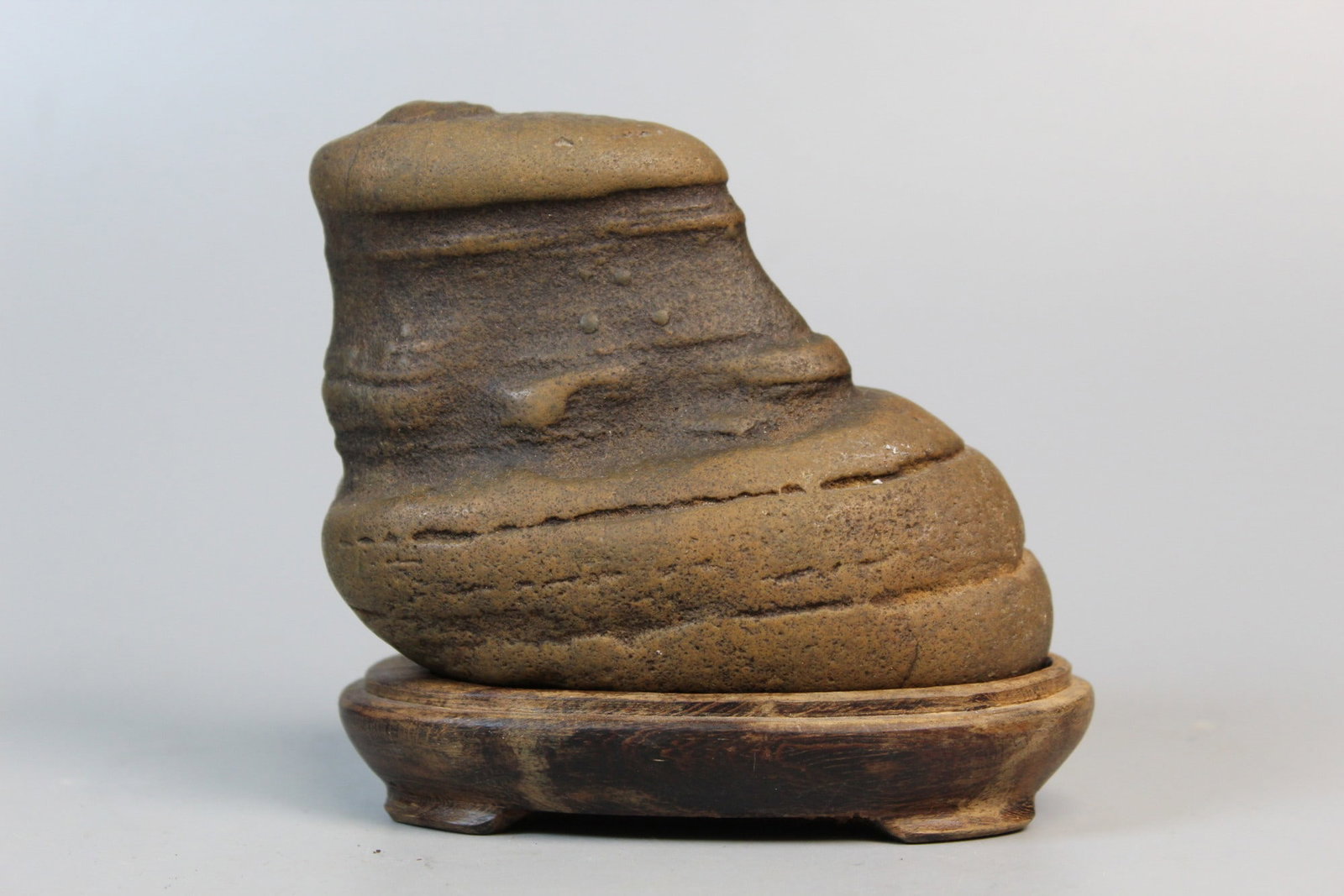 Chinese Scholar's Rock on Wood Stand (1 of 5)