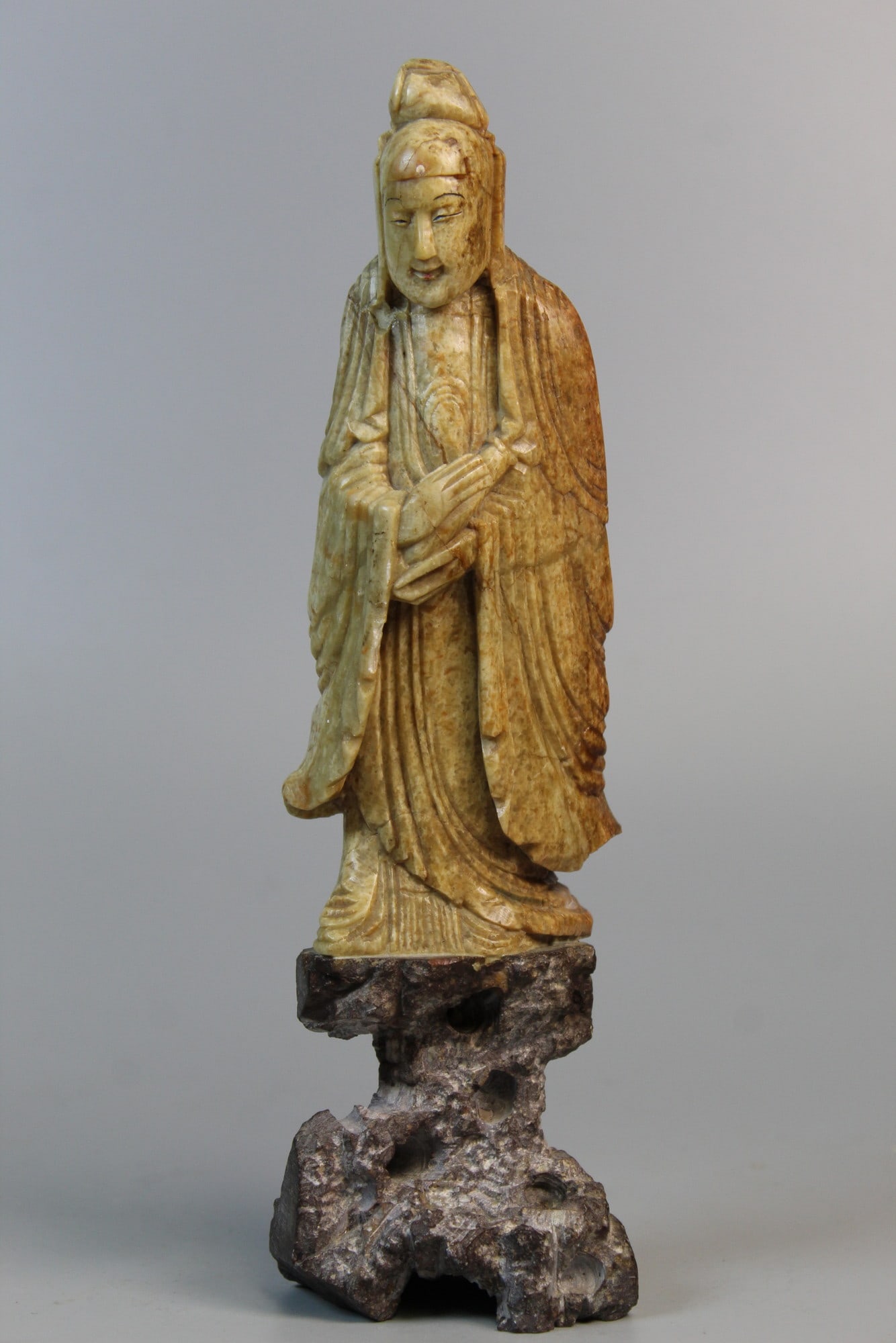 Chinese Carved Soapstone Figure (1 of 5)