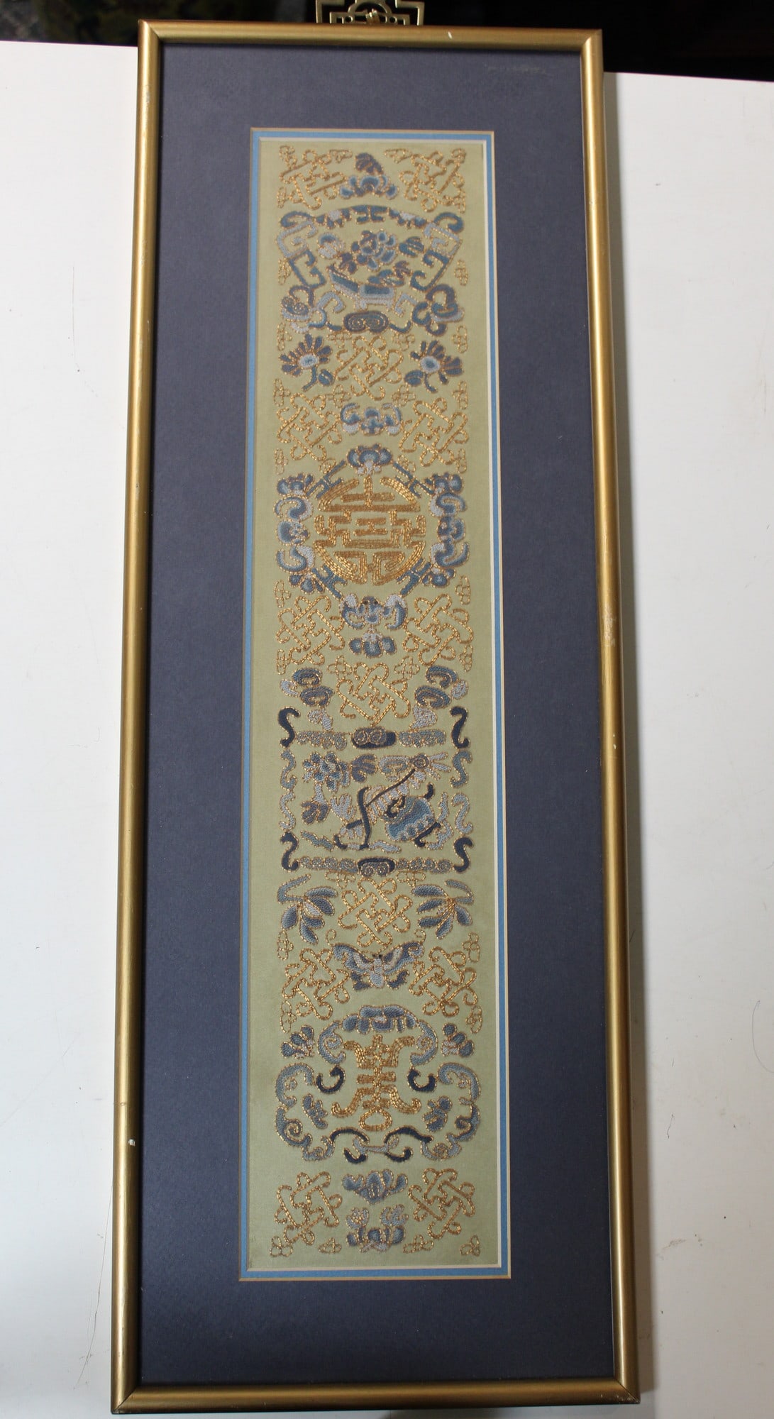 Chinese silk embroidery panel (1 of 4)
