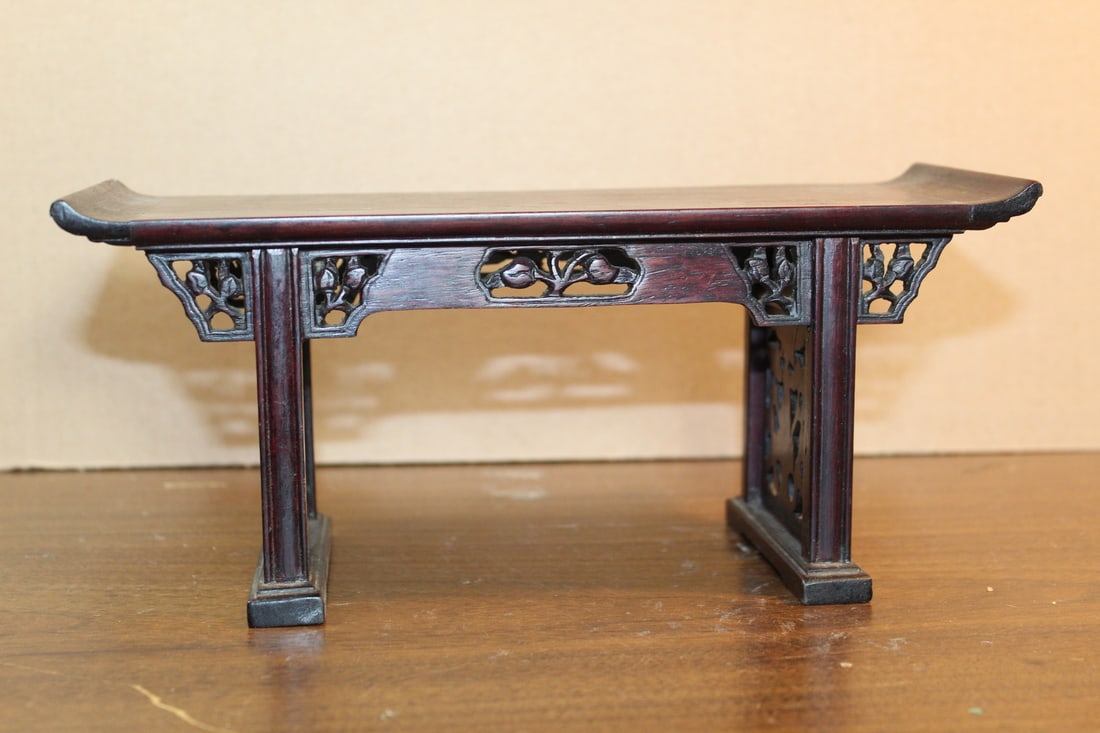 Chinese Carved Wood Stand (1 of 6)