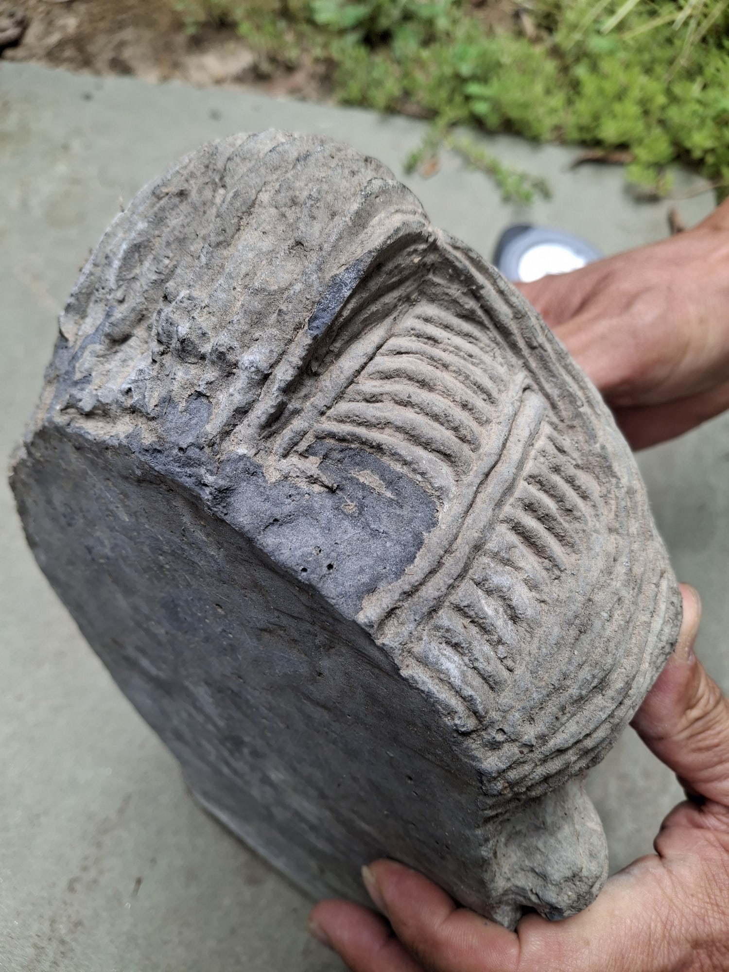 Indian Stone Buddha Head - 7